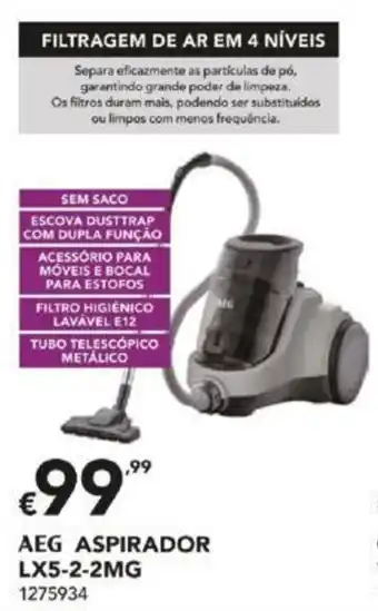 Radio Popular AEG Aspirador LX5-2-2MG promoção