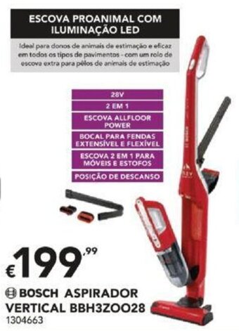 Radio Popular Bosch Aspirador Vertical BBH3ZOO28 promoção