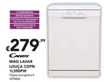 Candy Máquina Lavar Louça CDPN1L390PW