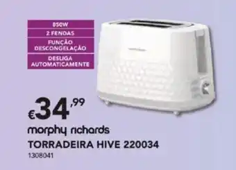 Radio Popular Morphy Richards Torradeira Hive 220034 promoção