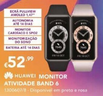 Radio Popular Huawei Monitor Atividade Band 6 promoção