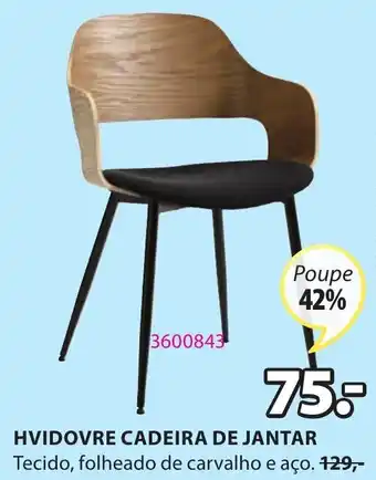 JYSK Hvidovre Cadeira de Jantar promoção
