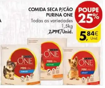 Pingo Doce Comida Seca P/Cão Purina One 1,5kg promoção