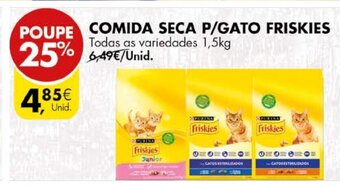 Pingo Doce Comida Seca P/Gato Friskies 1,5kg promoção