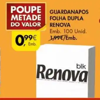 Guardanapos Folha Dupla Renova 100 Unid
