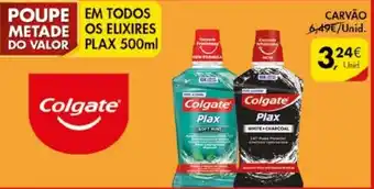 Pingo Doce Carvão Elixires Plax 500ml promoção