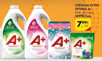 Pingo Doce Cápsulas Active Optimal A+ 46 Unid promoção