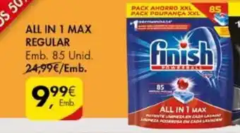 Pingo Doce Pastihas P/Máquina da All in 1 Max Regular 85 Unid promoção
