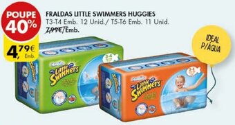 Pingo Doce Fraldas Little Swimmers Huggies promoção