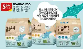 Pingo Doce Fraldas Eco promoção