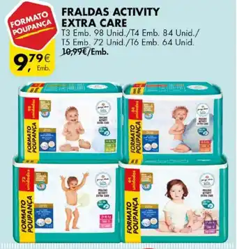 Pingo Doce Fraldas Activity Extra Care promoção