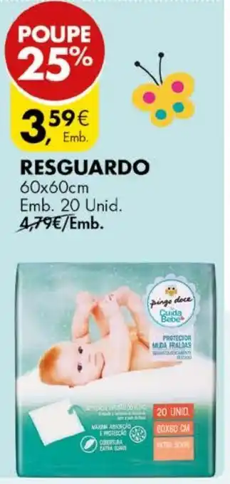 Pingo Doce Resguardo 60x60cm 20 Unid promoção
