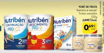 Pingo Doce Puré de Fruta 120g promoção