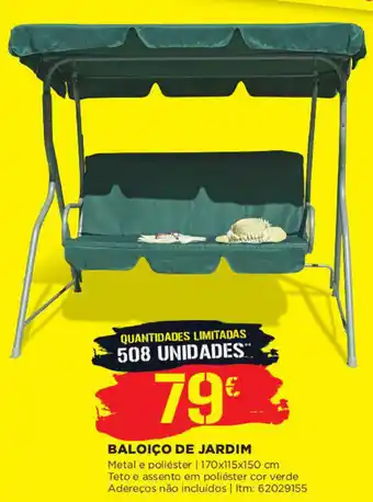 Bricomarché Baloiço de Jardim 170x115x150cm promoção
