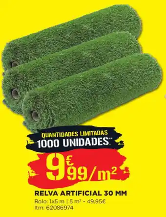 Bricomarché Relva Artificial 30mm promoção