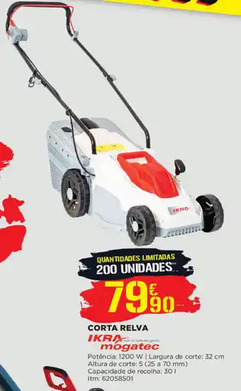 Bricomarché Corta Relva Okra Mogatec 1200W promoção