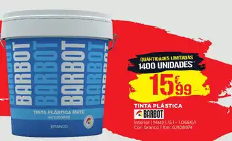 Bricomarché Tinta Plástica Barbot promoção