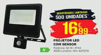 Projetor LED com Sensor 50W/IP44