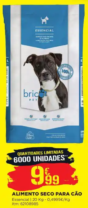 Bricomarché Alimento Seco p/ Cão 20kg promoção