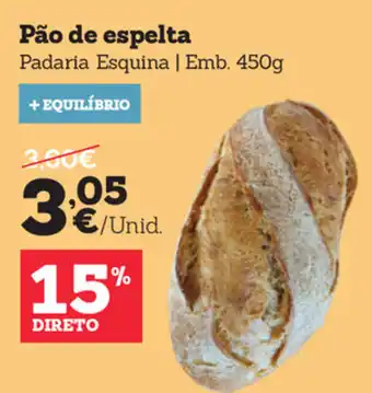 Go Natural Pão de Espelta 450g promoção