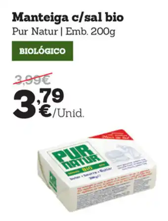 Manteiga C/Sal Bio 200g