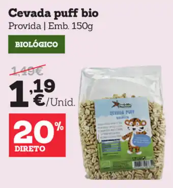 Go Natural Cevada Puff Bio 150g promoção