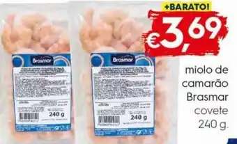 Bolama Miolo de Camarão Brasmar 240g promoção