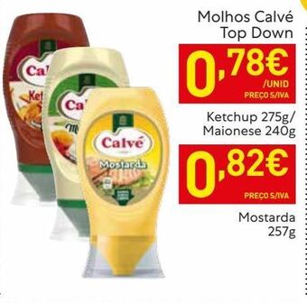 Recheio Molhos calvé promoção
