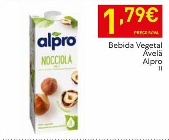 Recheio Bebidas naturais alpro promoção