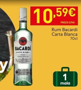 Recheio Rum bacardi promoção