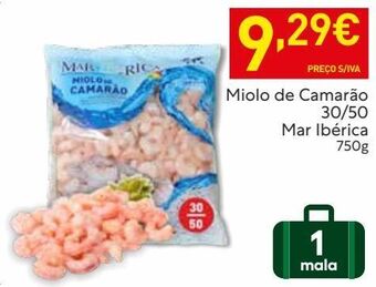 Recheio Camarão mar ibérica promoção
