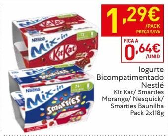 Recheio Iogurte nestlé promoção