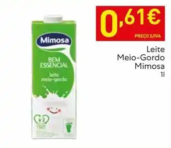 Recheio Leite semi desnatado mimosa promoção