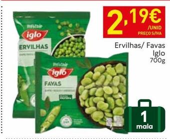Recheio Ervilhas verdes iglo promoção