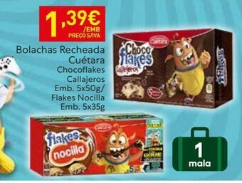 Recheio Biscoito e bolacha cuétara promoção