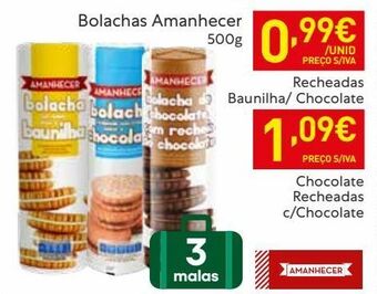 Recheio Biscoito e bolacha amanhecer promoção