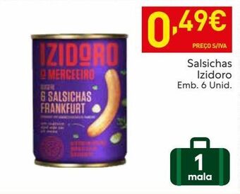 Recheio Salsicha izidoro promoção