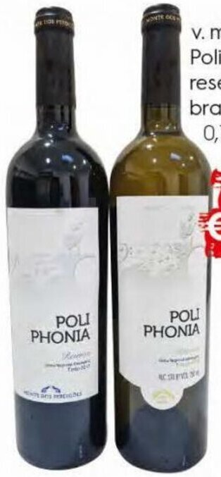 Bolama V. Maduro Poliphonia Reserva Branco/ Tinto 0,75lt promoção