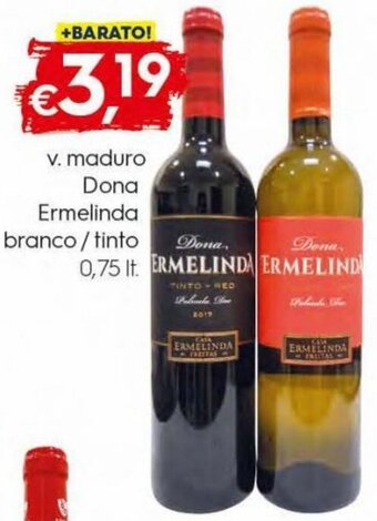 Bolama V. Maduro Dona Ermelinda Branco/Tinto 0,75lt promoção