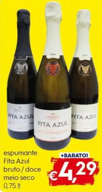 Espumante Fita Azul Bruto/Doce Meio Seco 0,75lt