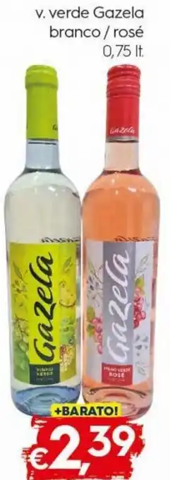 Bolama V. Verde Gazela Branco/Rosé 0,75lt promoção