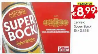 Bolama Cerveja Super Bock 15 x 0,33lt promoção