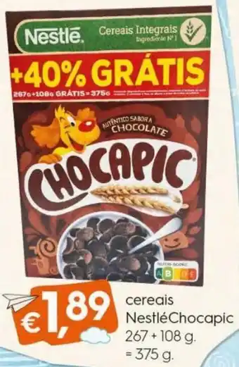 Bolama Careais Nestlé Chocapic 267 + 108g promoção