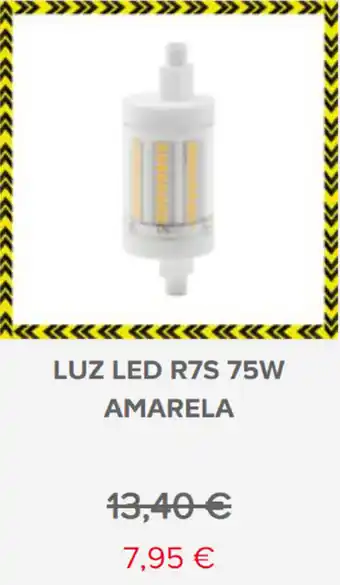 Brico Depôt Luz LED R7S 75W Amarela promoção
