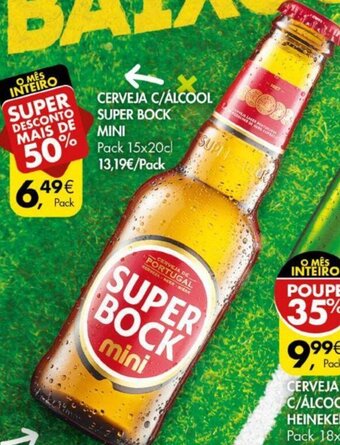 Cerveja C/ Álcool Super Bock Mini Pack 15x20cl