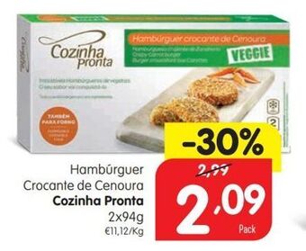 Minipreço Hamburguer vegetal promoção
