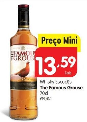Minipreço Whisky escocês the famous grouse promoção
