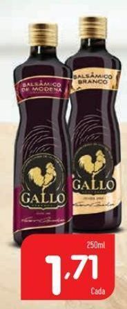 Minipreço Vinagre balsâmico gallo promoção