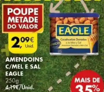 Pingo Doce Amendoins C/Mel e Sal Eagle 250g promoção
