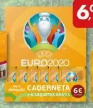 Promopack Caderneta + 6 Saquetas Euro 2020